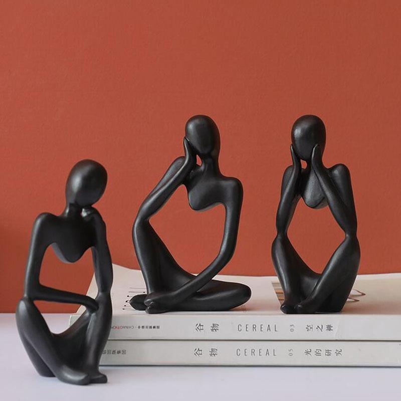 Sculptures & Statues Abstract Thinker Figurine Sculpture sold by Fleurlovin, Free Shipping Worldwide