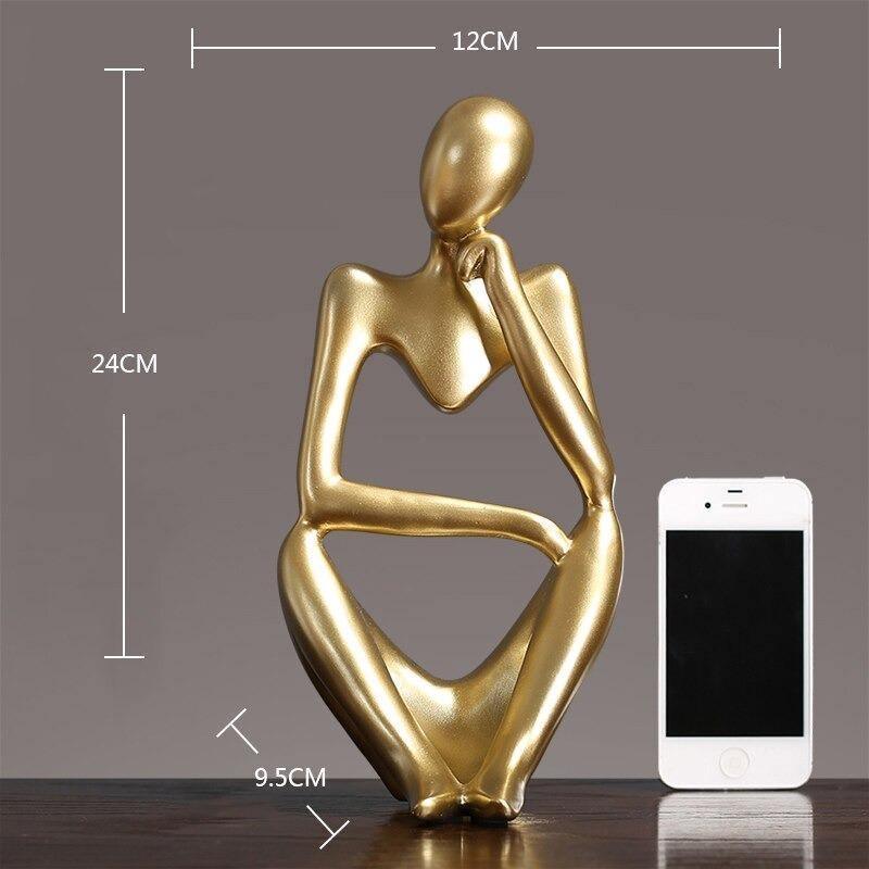 Sculptures & Statues Abstract Thinker Figurine Sculpture sold by Fleurlovin, Free Shipping Worldwide