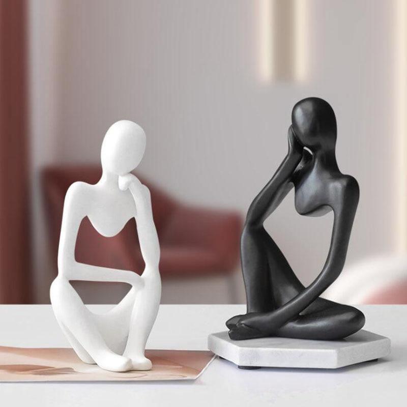 Sculptures & Statues Abstract Thinker Figurine Sculpture sold by Fleurlovin, Free Shipping Worldwide