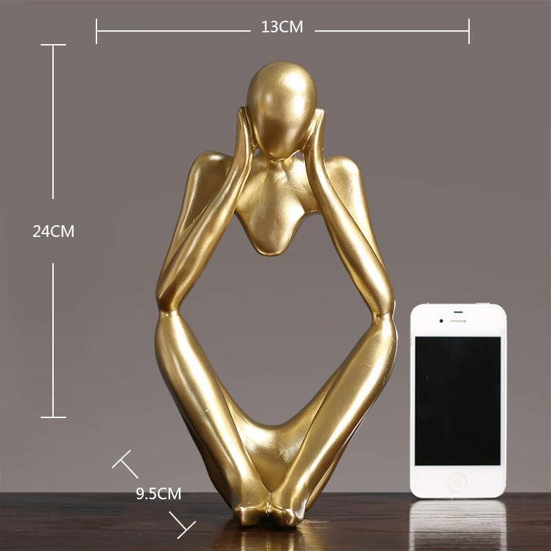 Sculptures & Statues Abstract Thinker Figurine Sculpture sold by Fleurlovin, Free Shipping Worldwide