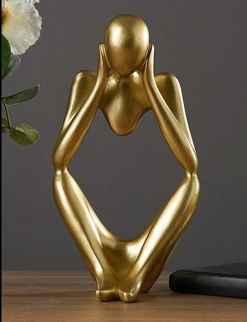 Sculptures & Statues Abstract Thinker Figurine Sculpture sold by Fleurlovin, Free Shipping Worldwide