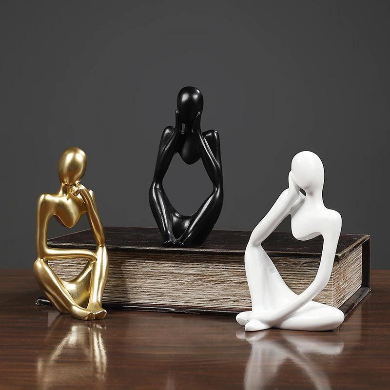 Sculptures & Statues Abstract Thinker Figurine Sculpture sold by Fleurlovin, Free Shipping Worldwide