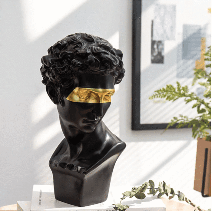 Sculptures & Statues Florentine Gold Accent David Bust Statue sold by Fleurlovin, Free Shipping Worldwide