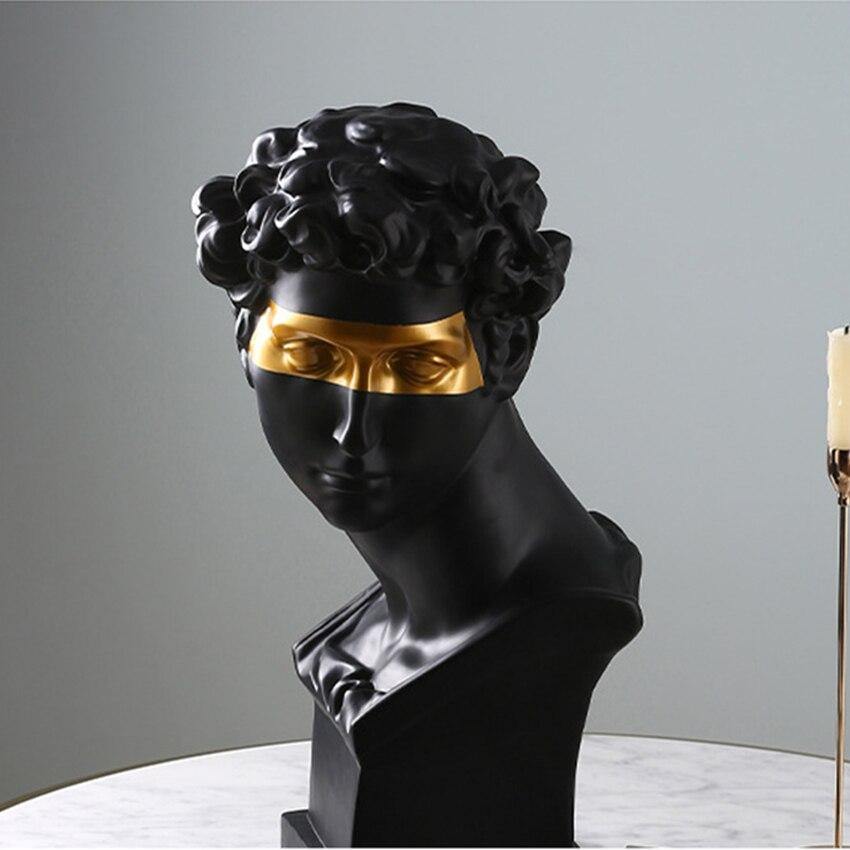 Sculptures & Statues Florentine Gold Accent David Bust Statue sold by Fleurlovin, Free Shipping Worldwide