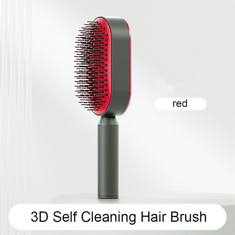  Self Cleaning Hair Brush sold by Fleurlovin, Free Shipping Worldwide