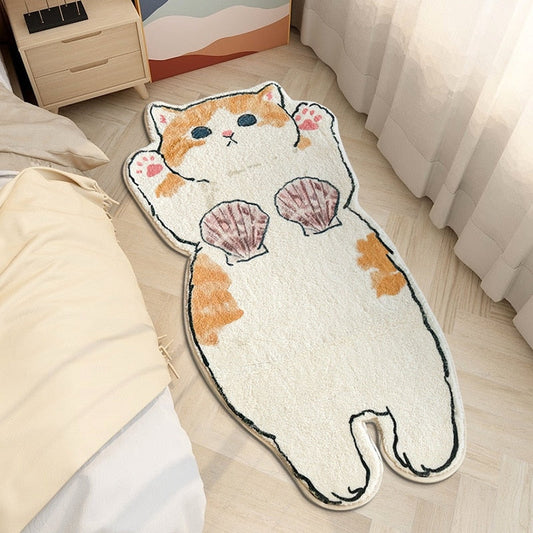  Shell Cat Rug sold by Fleurlovin, Free Shipping Worldwide