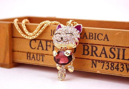  Smiley Cat Necklace sold by Fleurlovin, Free Shipping Worldwide
