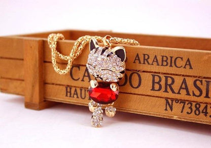  Smiley Cat Necklace sold by Fleurlovin, Free Shipping Worldwide