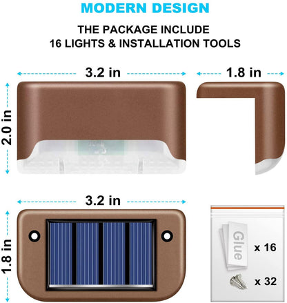  Solar Deck Lights sold by Fleurlovin, Free Shipping Worldwide