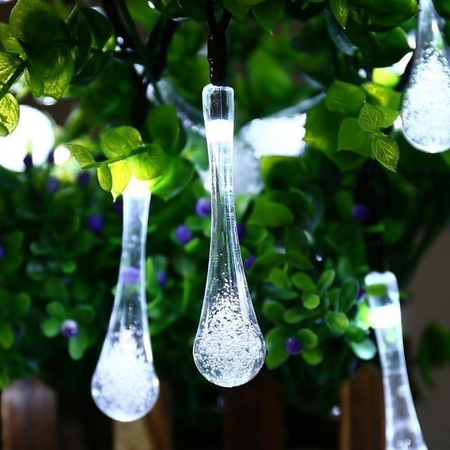 Solar Droplet Bulb String Light - Premium  from Fleurlovin Lights - Just $43.95! Shop now at Fleurlovin