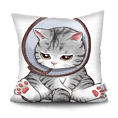  Space Cat Pillowcase sold by Fleurlovin, Free Shipping Worldwide