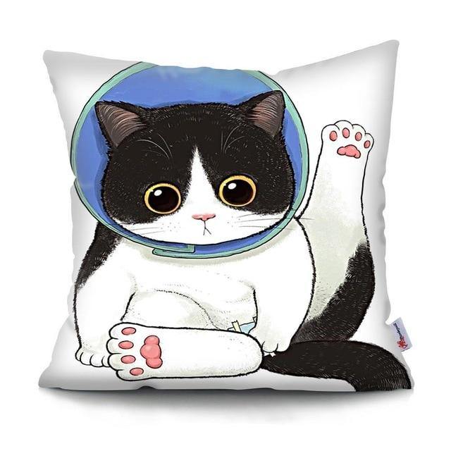  Space Cat Pillowcase sold by Fleurlovin, Free Shipping Worldwide