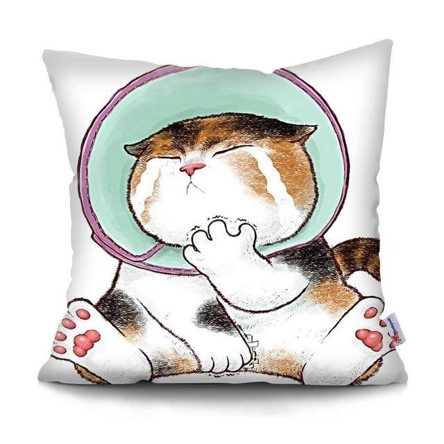  Space Cat Pillowcase sold by Fleurlovin, Free Shipping Worldwide