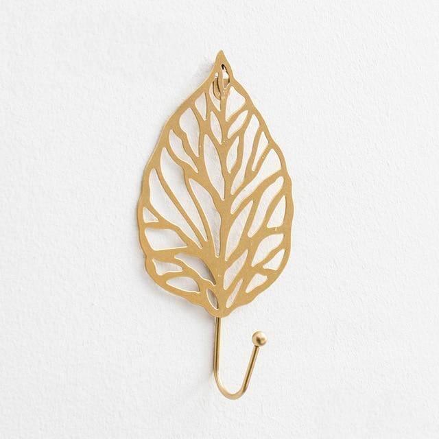 Storage Hooks & Racks Nature's Leaves Metal Wall Hooks sold by Fleurlovin, Free Shipping Worldwide