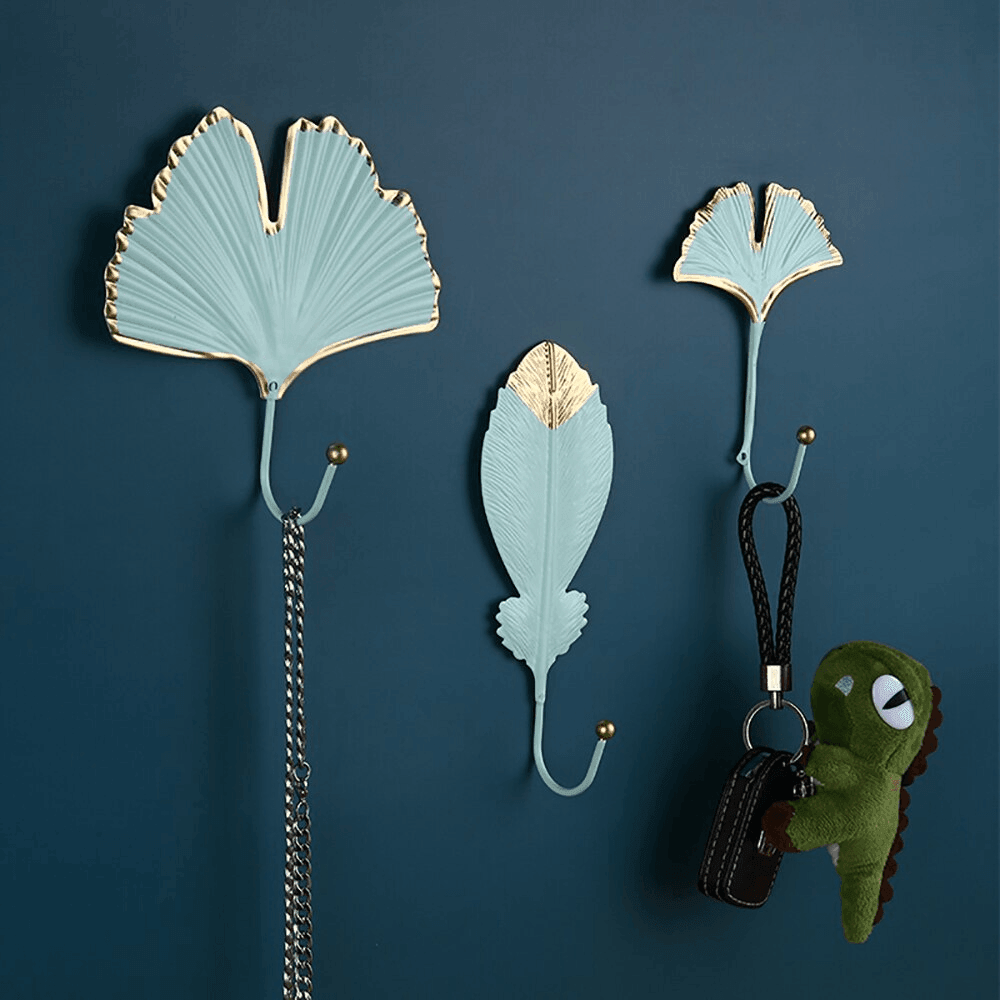 Storage Hooks & Racks Nature's Leaves Metal Wall Hooks sold by Fleurlovin, Free Shipping Worldwide