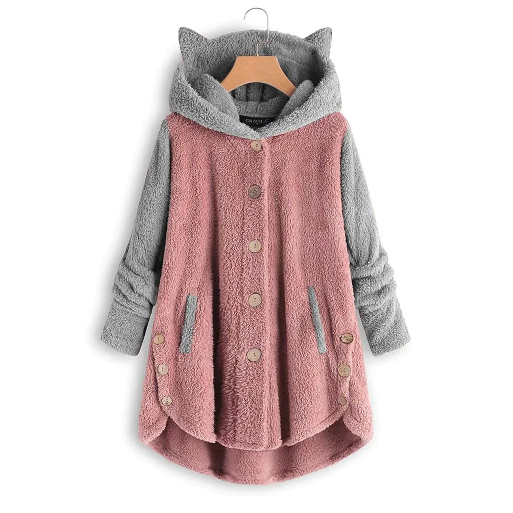  Stylish Kitty Cat Hoodie Coat sold by Fleurlovin, Free Shipping Worldwide