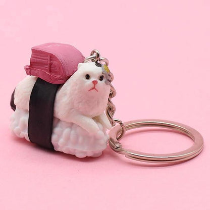  Sushi Cat Keychain sold by Fleurlovin, Free Shipping Worldwide