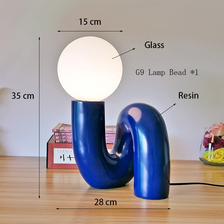 Table & Floor lamps Nordic Modern Creative Resin Table Lamp sold by Fleurlovin, Free Shipping Worldwide