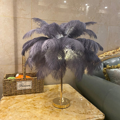 Table lamps Luxury LED Feather Lamp sold by Fleurlovin, Free Shipping Worldwide