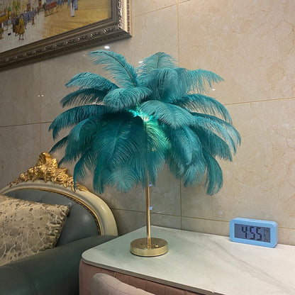 Table lamps Luxury LED Feather Lamp sold by Fleurlovin, Free Shipping Worldwide