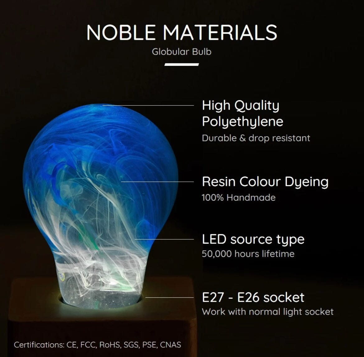 Table lamps NYRA LED Galaxy Bulb Lamp sold by Fleurlovin, Free Shipping Worldwide