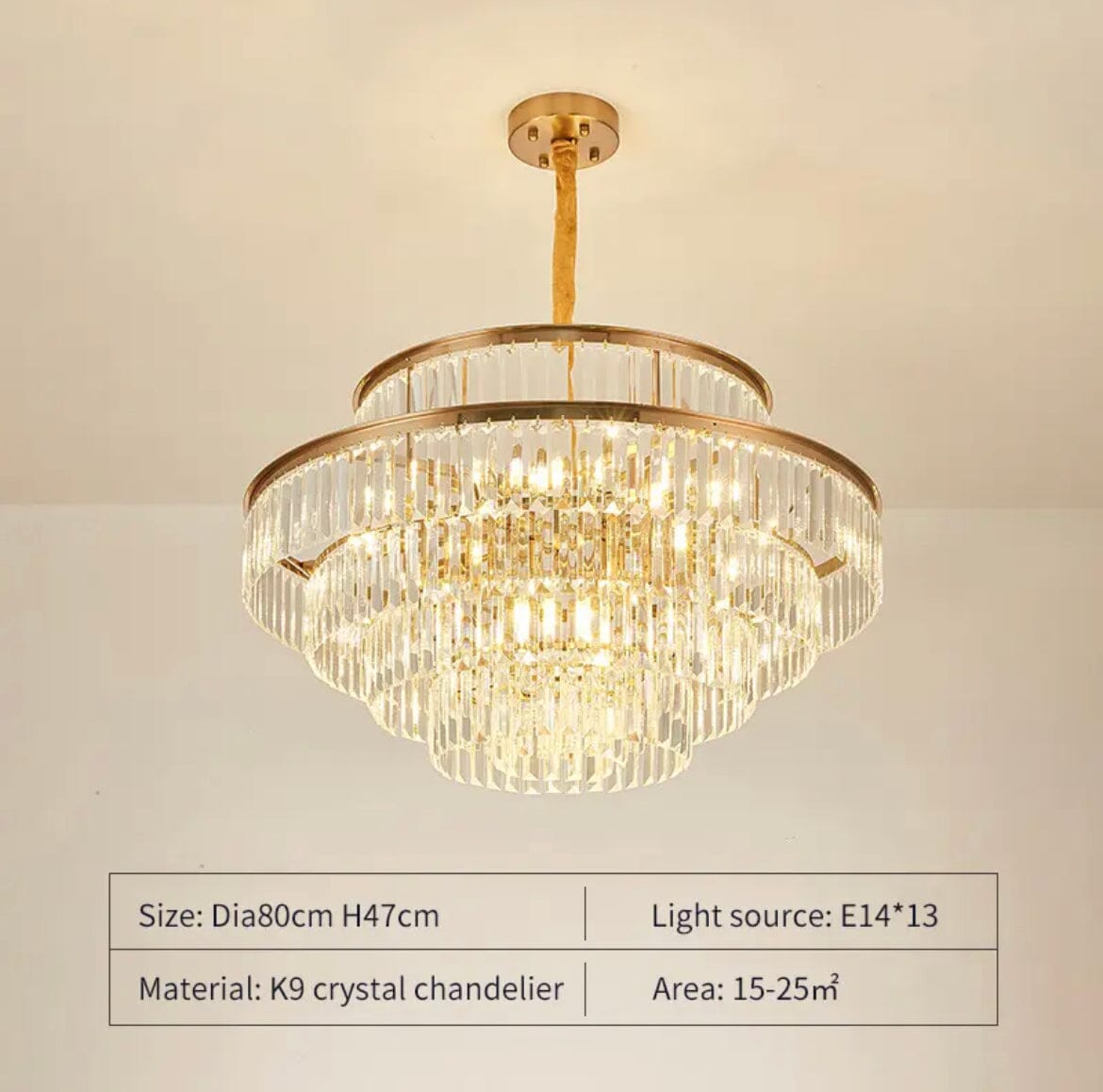  The Crystal Arden Chandelier sold by Fleurlovin, Free Shipping Worldwide