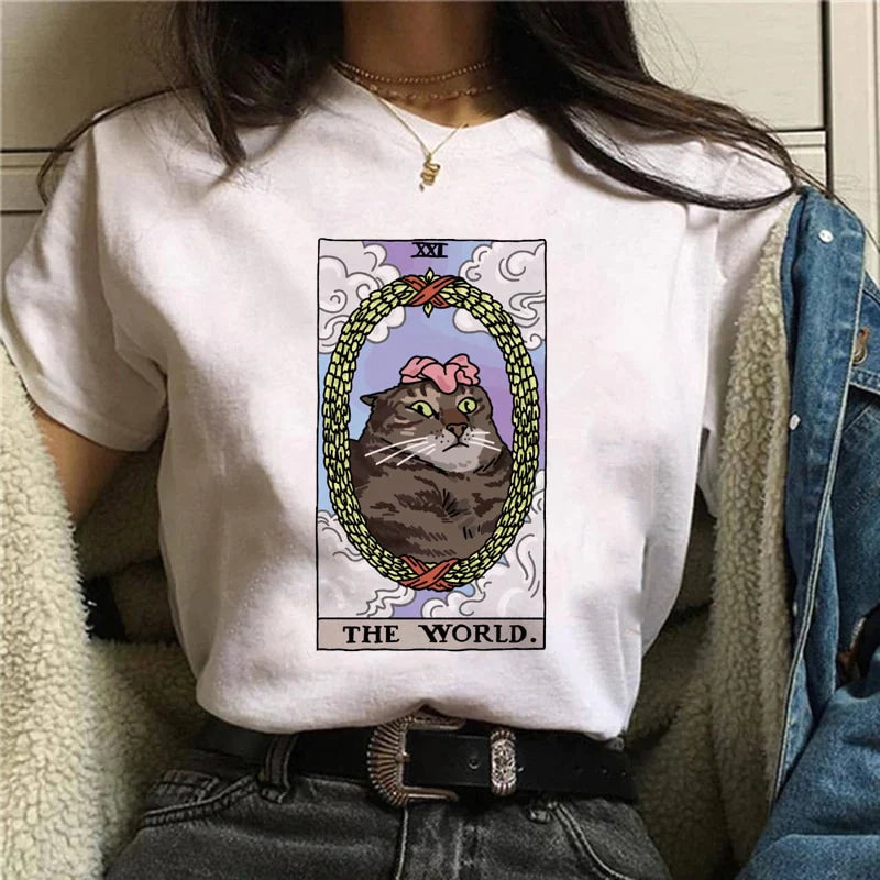  The World Cat T-Shirt sold by Fleurlovin, Free Shipping Worldwide