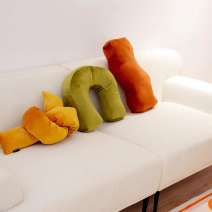 Throw Pillows Velvety Retro Shapes Pillow sold by Fleurlovin, Free Shipping Worldwide