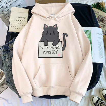  To Me You Are Purrfect Cat Hoodie sold by Fleurlovin, Free Shipping Worldwide