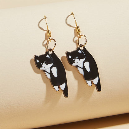  Trendy Cute Kitten Cat Earrings sold by Fleurlovin, Free Shipping Worldwide