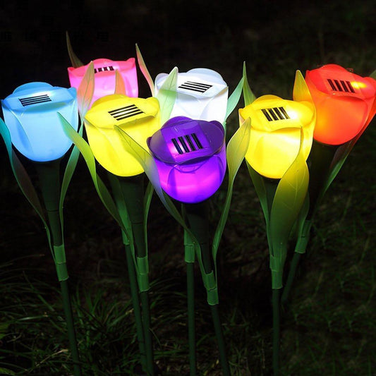  Tulip Flower Solar Garden Light sold by Fleurlovin, Free Shipping Worldwide