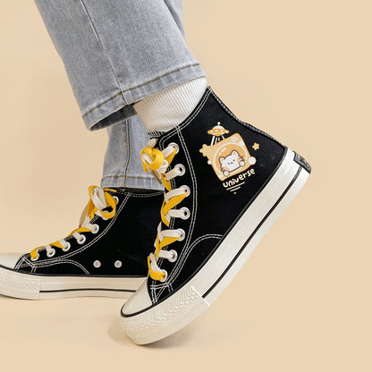  UFO Kitty Cat Universe Sneakers sold by Fleurlovin, Free Shipping Worldwide