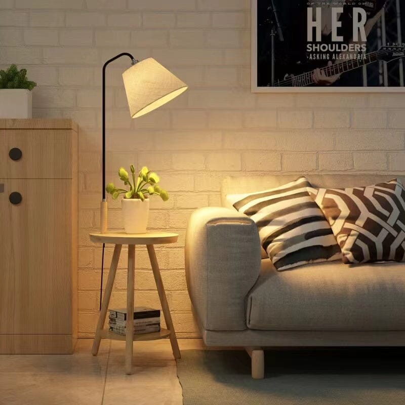  Vanessa Modern Floor Lamp With Table sold by Fleurlovin, Free Shipping Worldwide