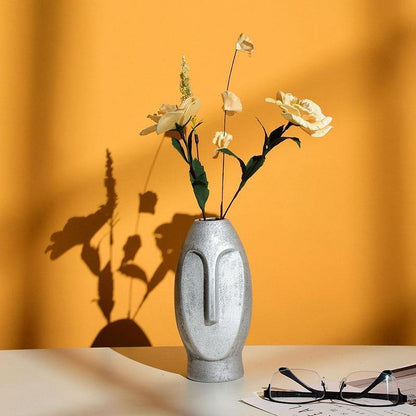 Vases Abstract Long Face Ceramic Vase sold by Fleurlovin, Free Shipping Worldwide