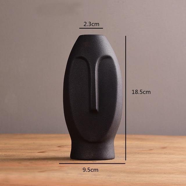 Vases Abstract Long Face Ceramic Vase sold by Fleurlovin, Free Shipping Worldwide