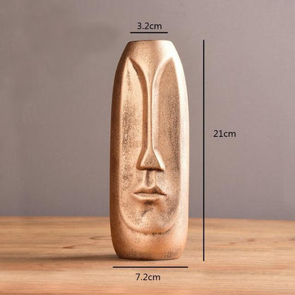 Vases Abstract Long Face Ceramic Vase sold by Fleurlovin, Free Shipping Worldwide