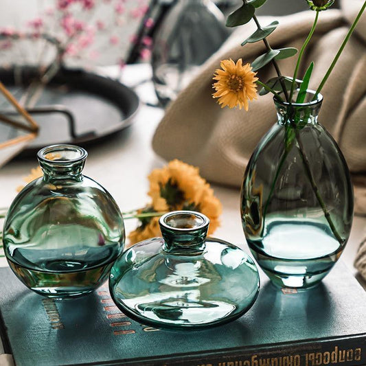 Vases Cezanne Glass Vase 3-Piece Set sold by Fleurlovin, Free Shipping Worldwide
