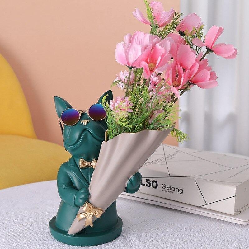 Vases French Bulldog Flower Vase sold by Fleurlovin, Free Shipping Worldwide