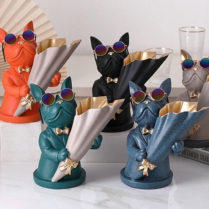 Vases French Bulldog Flower Vase sold by Fleurlovin, Free Shipping Worldwide