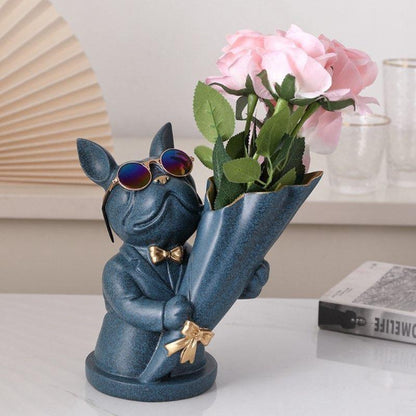 Vases French Bulldog Flower Vase sold by Fleurlovin, Free Shipping Worldwide