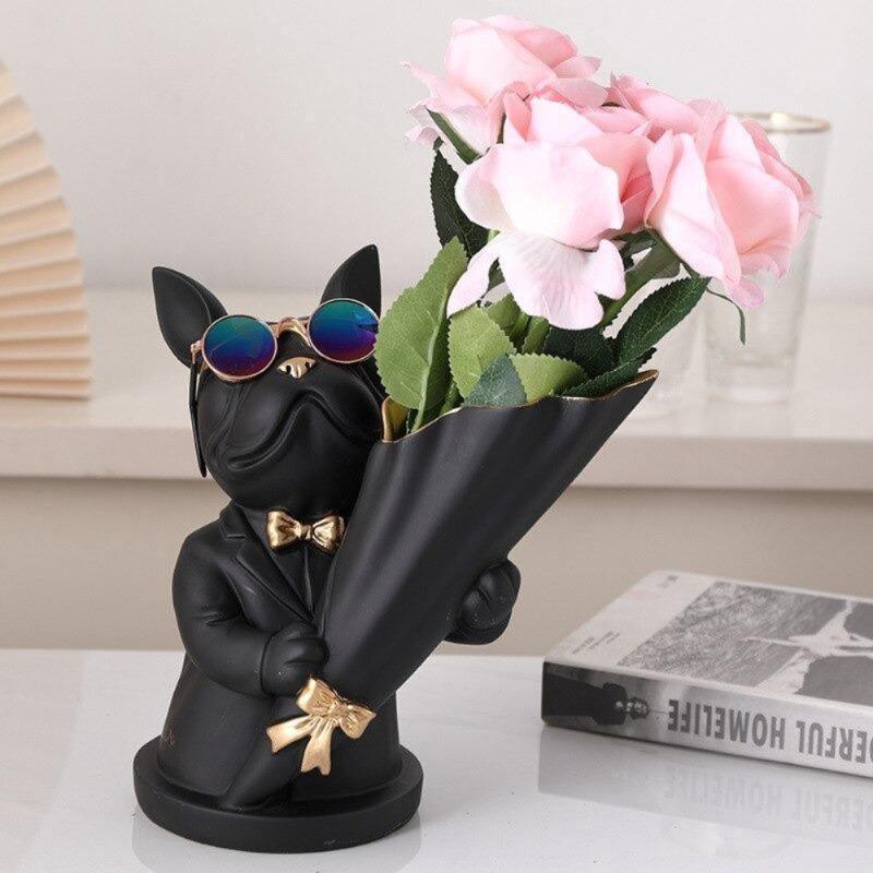 Vases French Bulldog Flower Vase sold by Fleurlovin, Free Shipping Worldwide