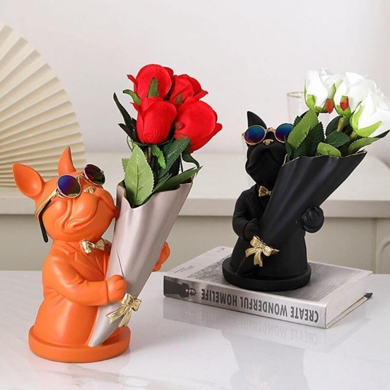 Vases French Bulldog Flower Vase sold by Fleurlovin, Free Shipping Worldwide