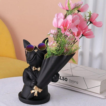 Vases French Bulldog Flower Vase sold by Fleurlovin, Free Shipping Worldwide