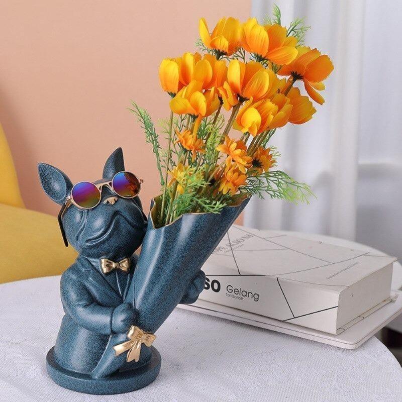 Vases French Bulldog Flower Vase sold by Fleurlovin, Free Shipping Worldwide