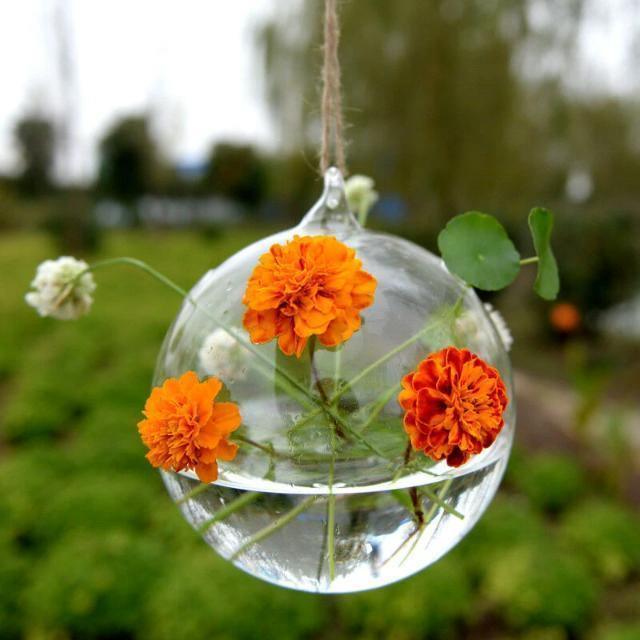 Vases Hanging Glass Ball Terrarium Vase sold by Fleurlovin, Free Shipping Worldwide