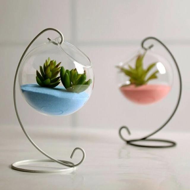 Vases Hanging Glass Ball Terrarium Vase sold by Fleurlovin, Free Shipping Worldwide