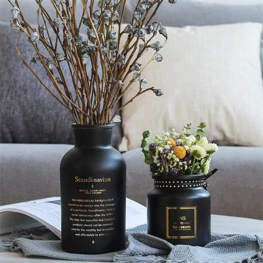 Vases Midnight Black Table Vase sold by Fleurlovin, Free Shipping Worldwide