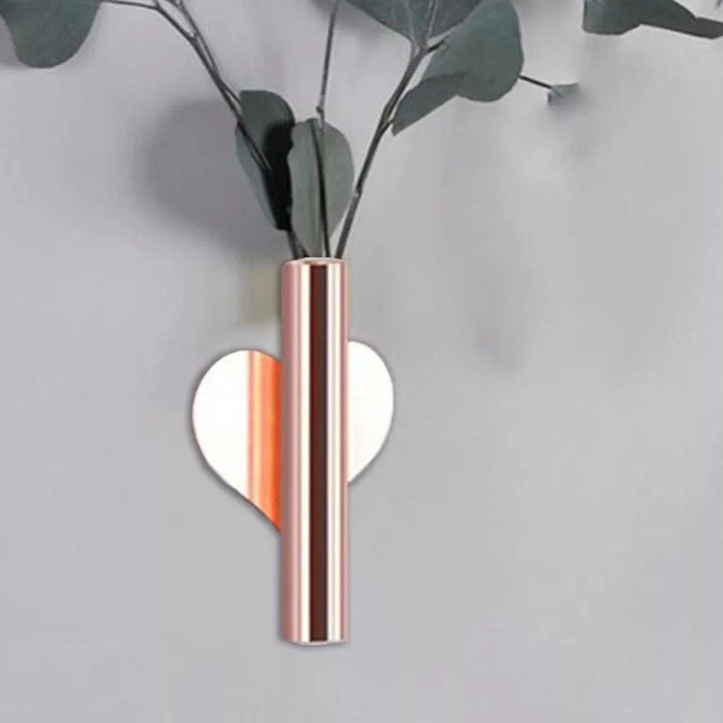 Vases Modern Wall Mounted Metal Tube Vase sold by Fleurlovin, Free Shipping Worldwide