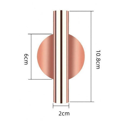 Vases Modern Wall Mounted Metal Tube Vase sold by Fleurlovin, Free Shipping Worldwide