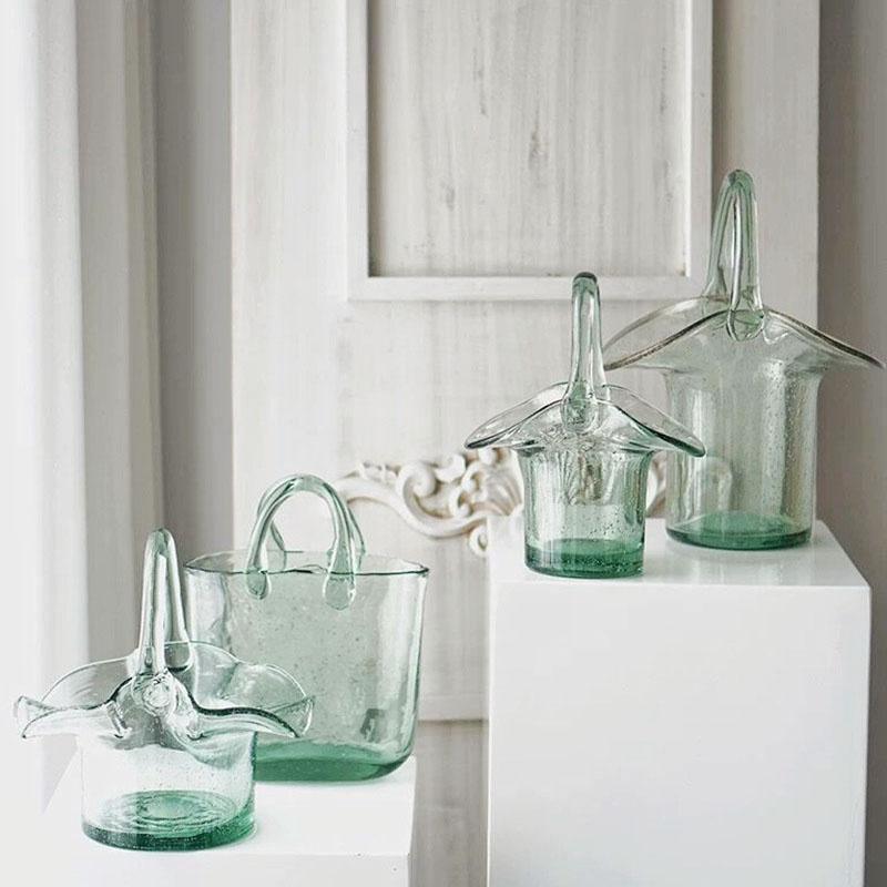 Vases Tote Bag & Basket Glass Vase sold by Fleurlovin, Free Shipping Worldwide